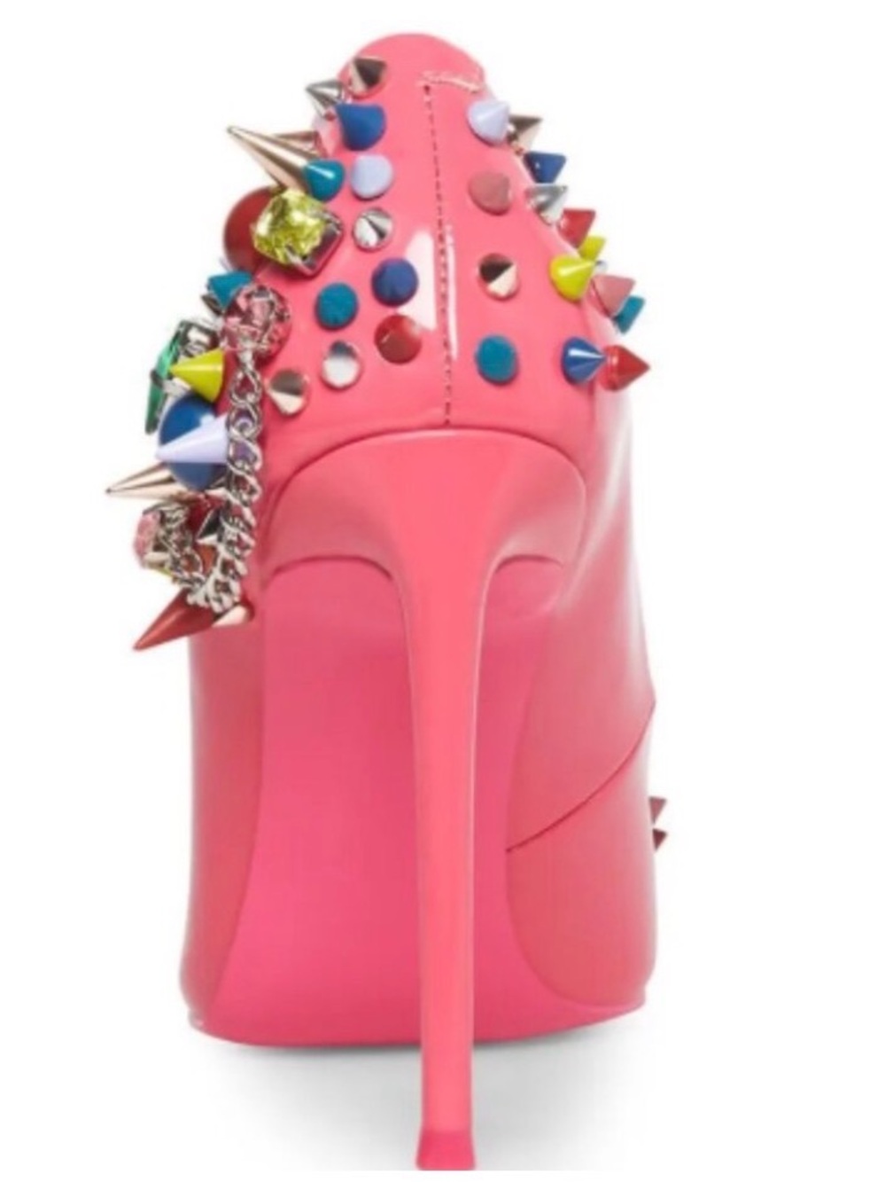 Steve Madden Hot Pink Jeweled Pointed-Toe Stiletto Pump - Picture 5 of 17